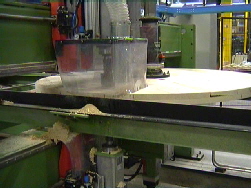 Kabeltrommelflansch fr�sen